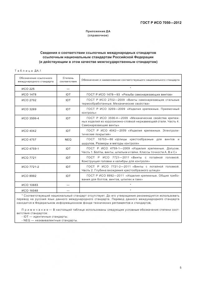 ГОСТ Р ИСО 7050-2012, страница 7