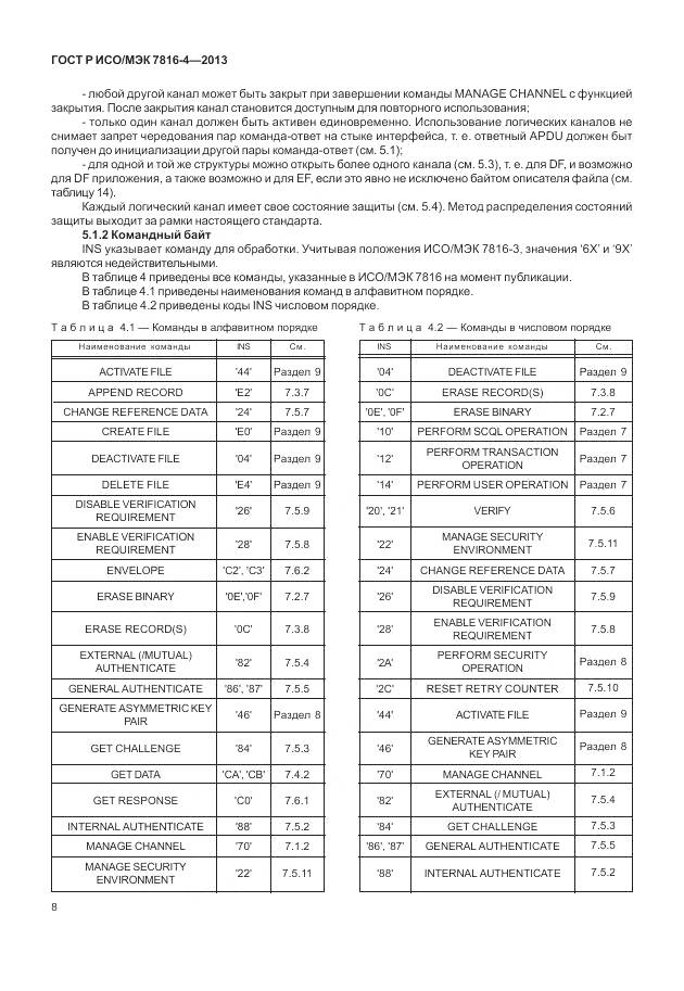 ГОСТ Р ИСО/МЭК 7816-4-2013, страница 14