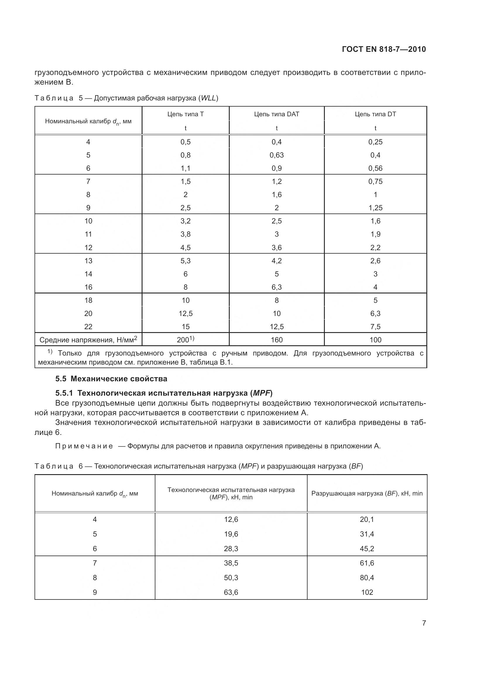 ГОСТ EN 818-7-2010, страница 11
