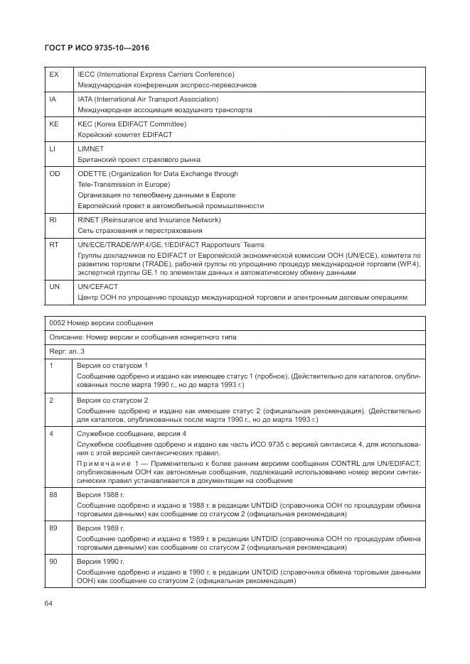 ГОСТ Р ИСО 9735-10-2016, страница 68